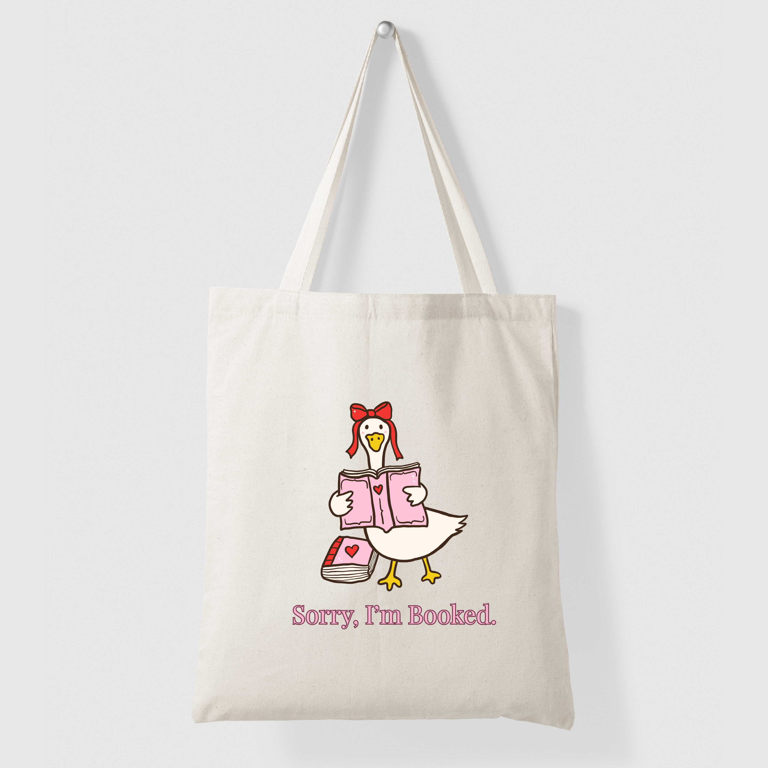 Sorry I'm Booked Tote Bag