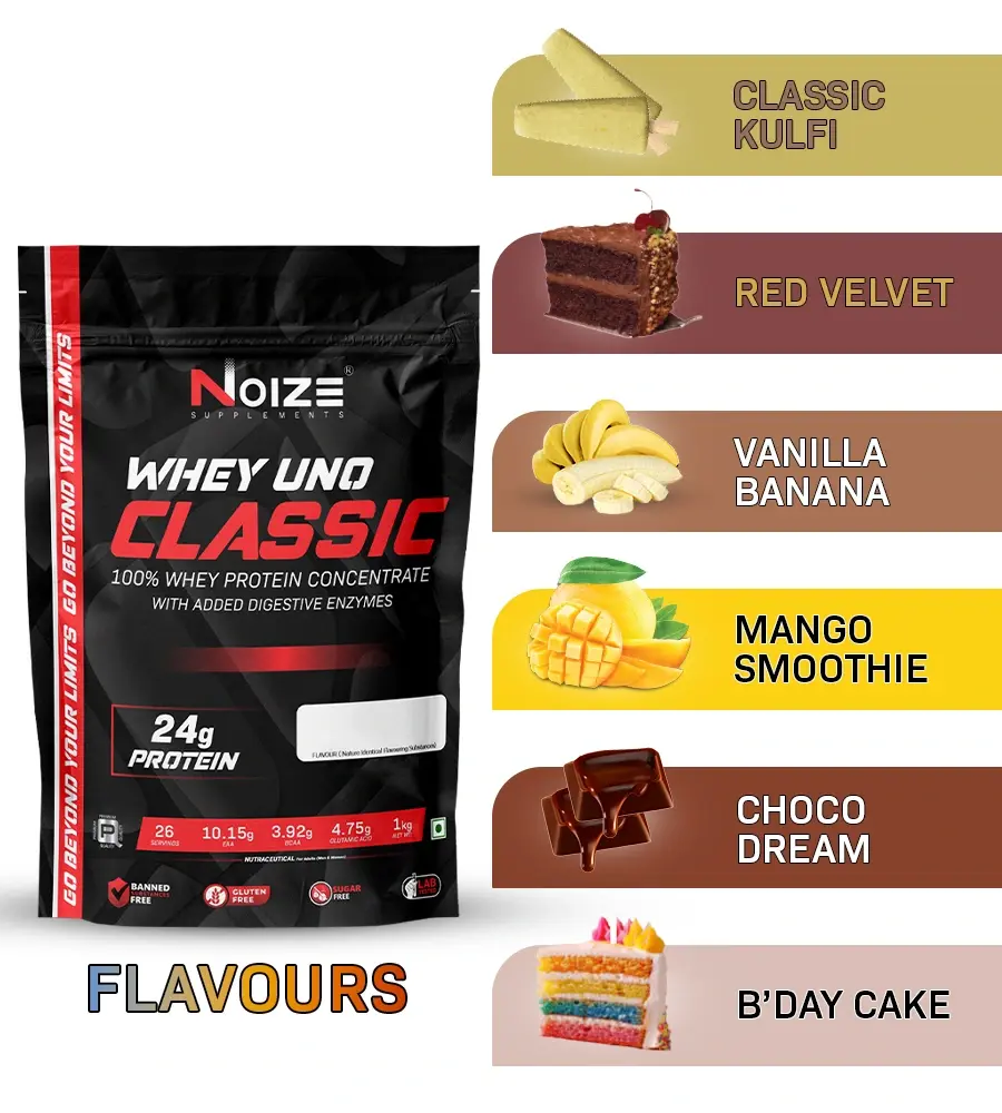 Thumbnail: NOIZEFIT Whey Uno Classic 1Kg