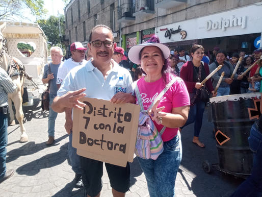 La Mtra. Martha Arizmendi acompaña a la Dra. Claudia Sheimbaun en el arranque de campaña en Jalisco