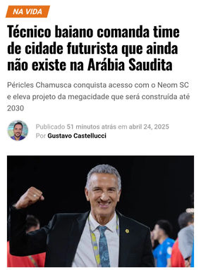 Péricles Chamusca faz História na Arábia Saudita!