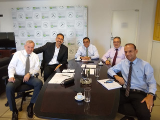 ABTG apresenta relatório da categoria à Secretaria Nacional de Futebol.