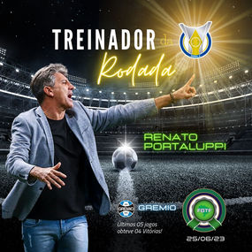 Renato Gaúcho o Treinador da rodada!!!