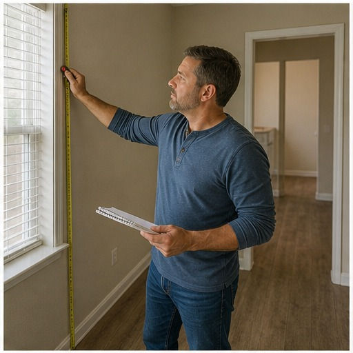 Homeowner measuring a room and reviewing notes for Top Questions Asked About Selling Your House Fast Conroe: 2026 Guide