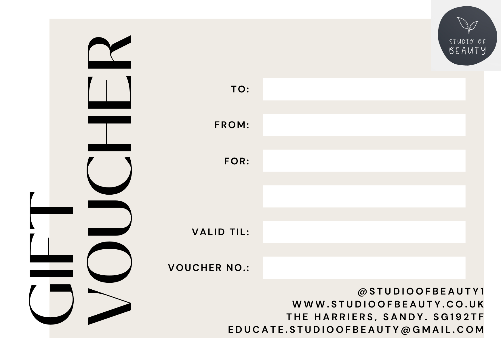 Gift voucher £30