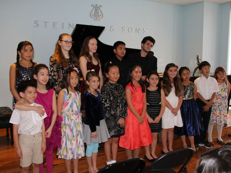 2017 Fall Student Recital at Steinway Gallery Pasadena on Sat. 11/11