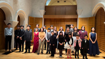 Pasadena Chapter Fall Student Recital at Barrett Hall in Pasadena Conservatory of Music on Sunday 11/15/25. 