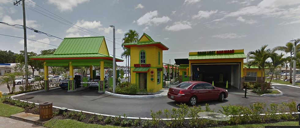 green light car wash