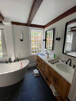 bathroom window detail