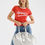 Miniatura: LAAGAM - Remera olympia red