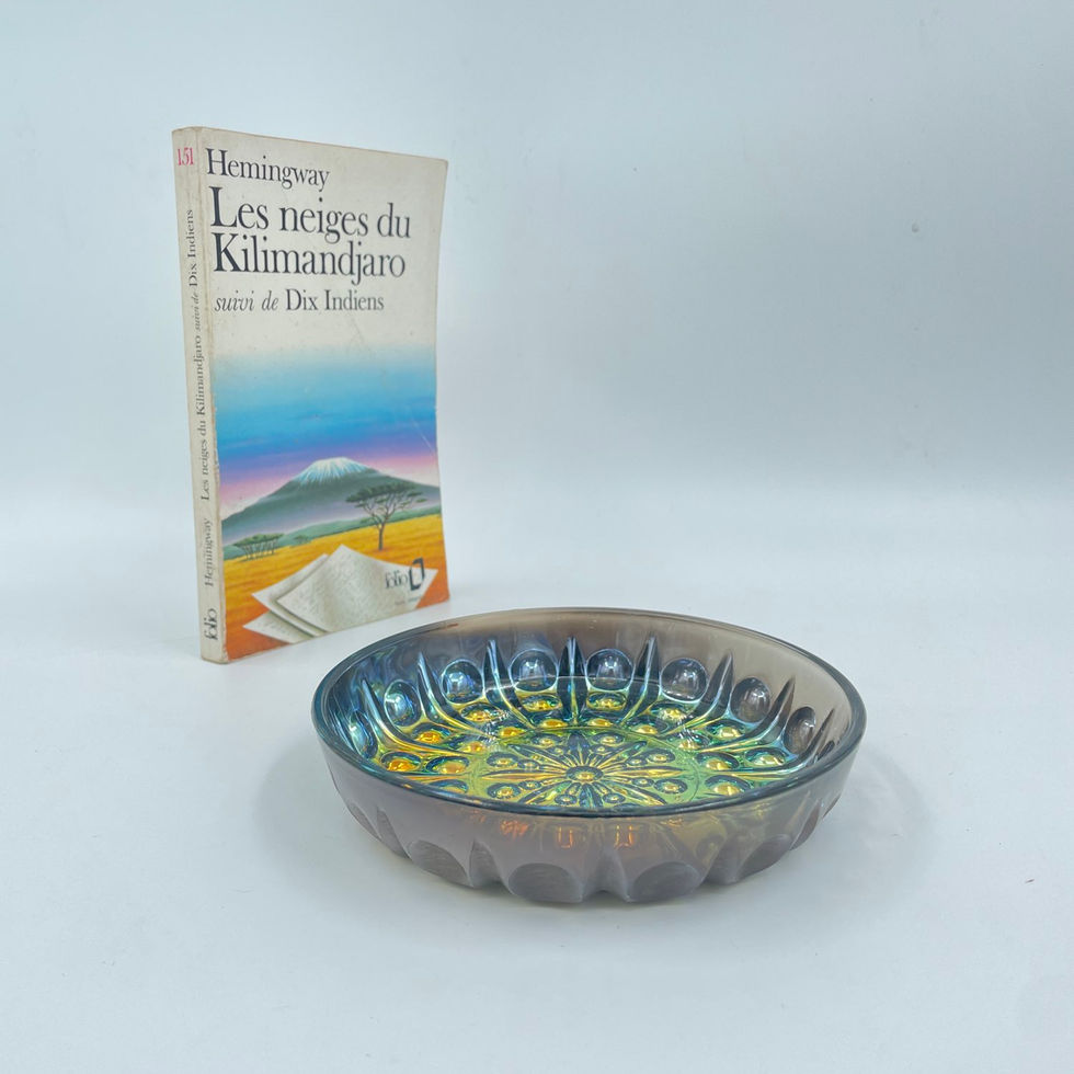 Vide-poche en verre carnaval