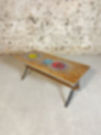 table basse vintage en céramique