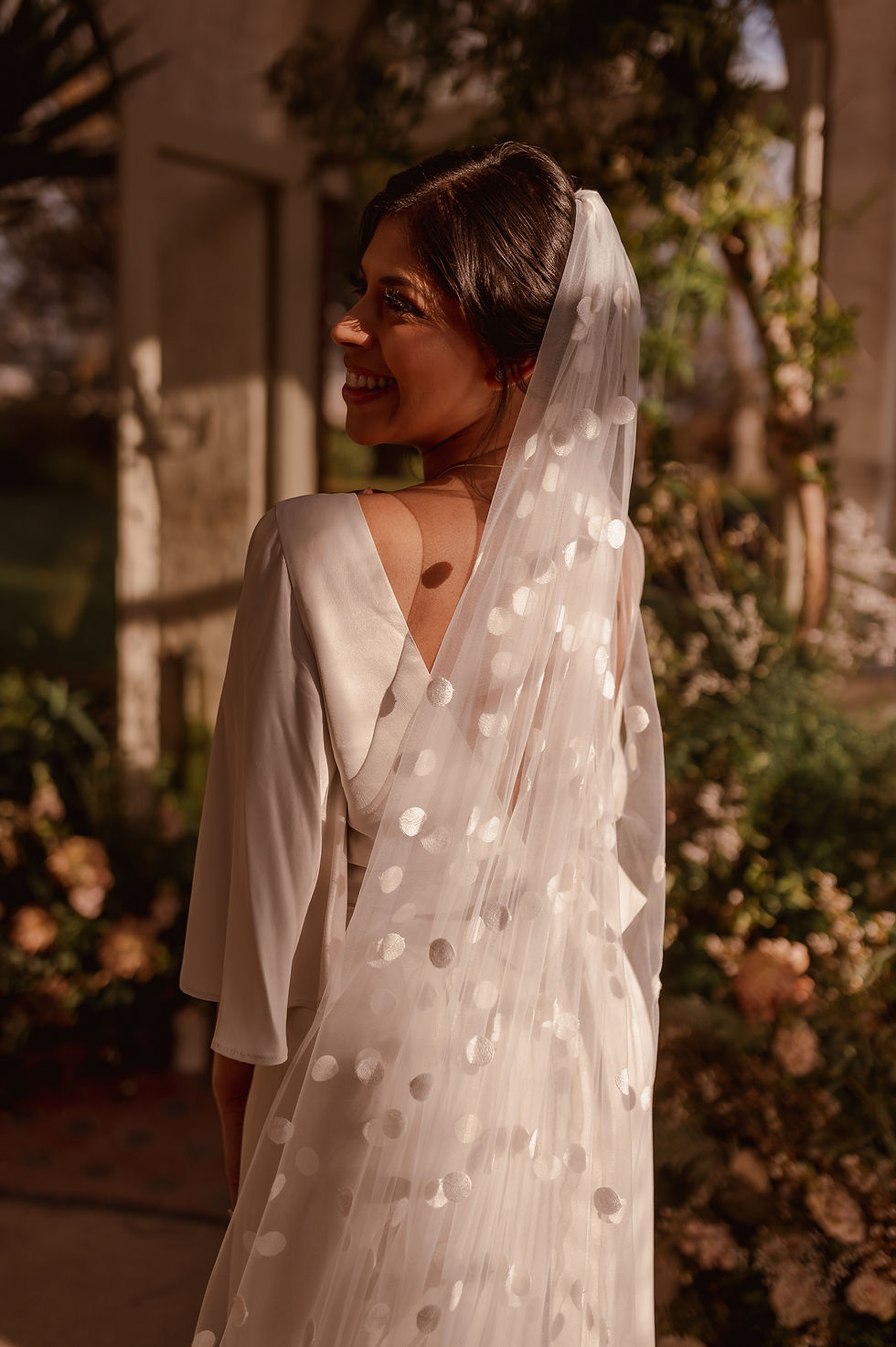 Thumbnail: TERESA  |  LARGE POLKA DOT VEIL