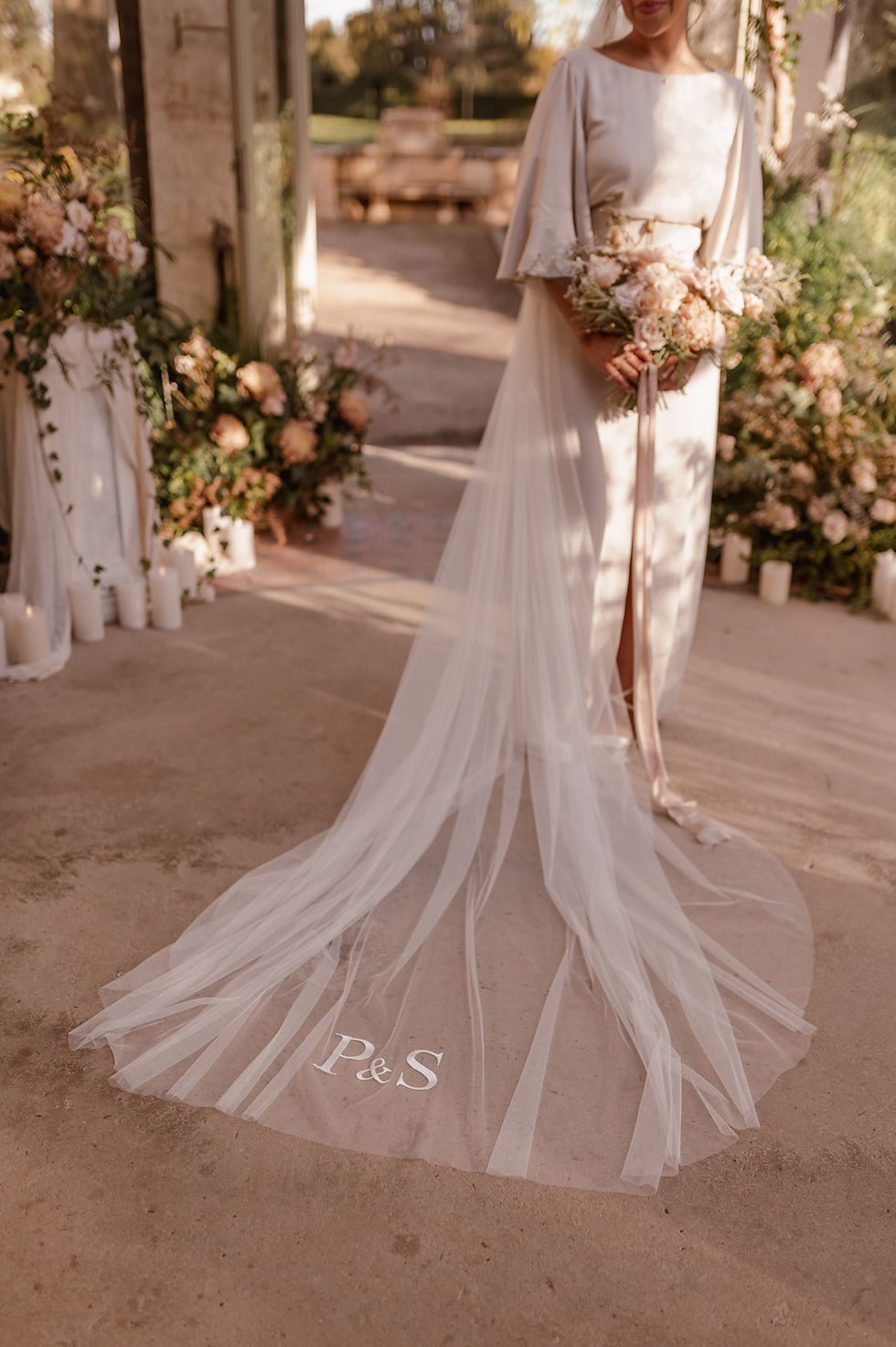 Thumbnail: LILIANA | MONOGRAMMED VEIL
