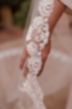 Thumbnail: LACEY | WIDE LACE VEIL