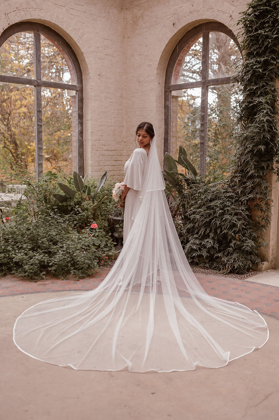 Thumbnail: NATASHA | SATIN EDGE VEIL
