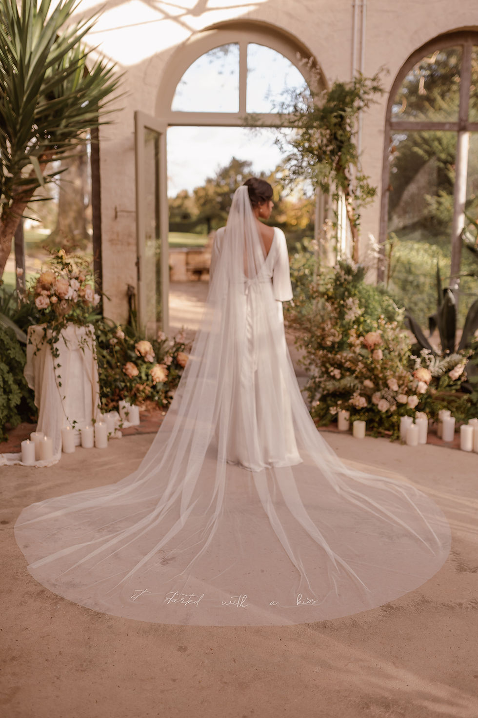 Thumbnail: LYRA | EMBROIDERED LYRIC VEIL