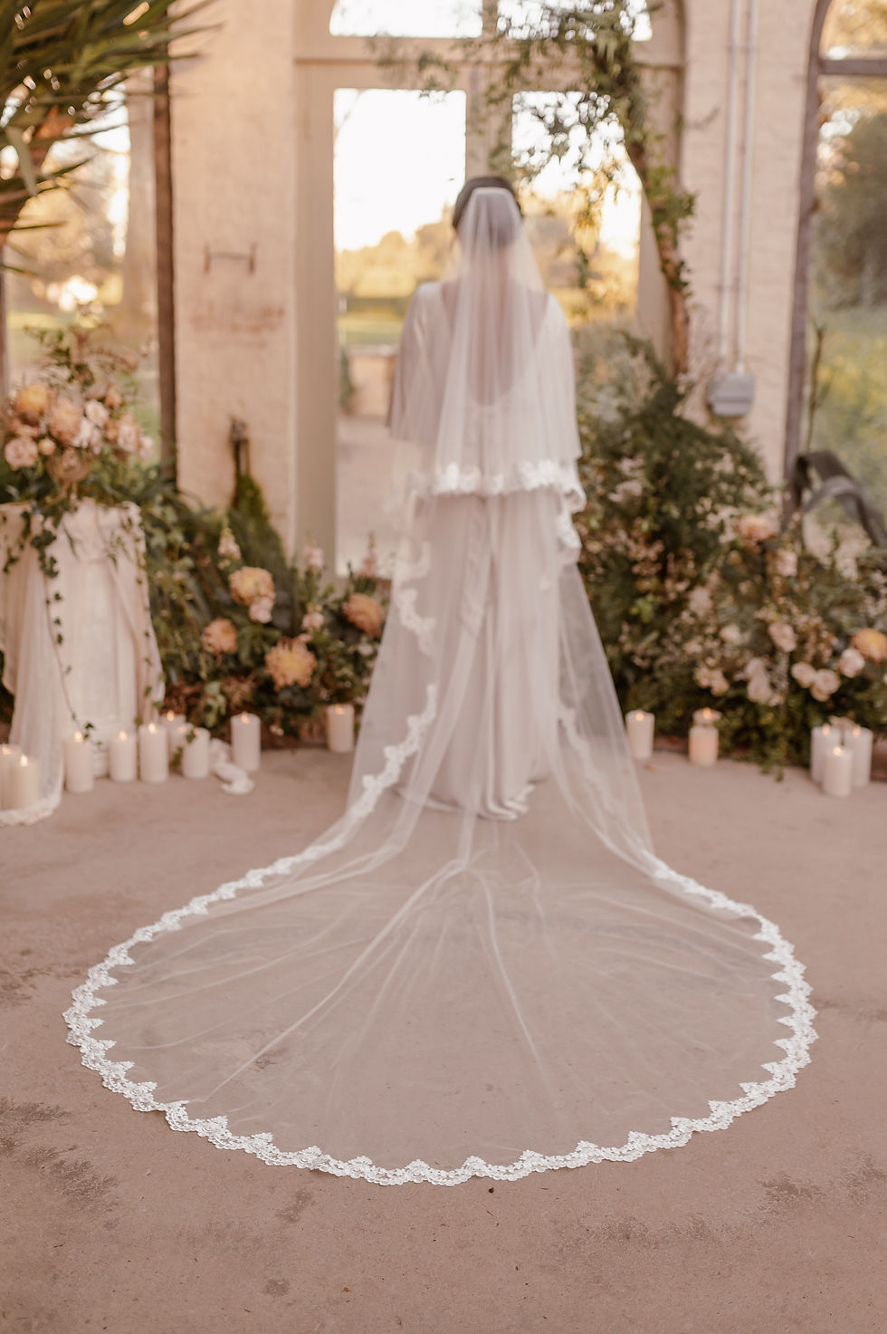 Thumbnail: TILLY | LACE EDGE VEIL