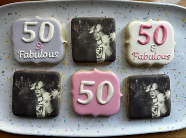 50 & Fabulous Decorated Cookies