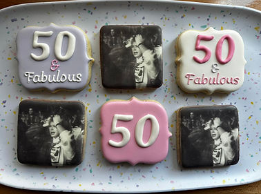 50 & Fabulous Decorated Cookies