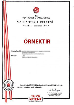 Marka Tescil Patent Belgesi
