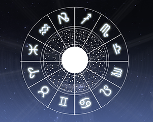 Horoscope black and white