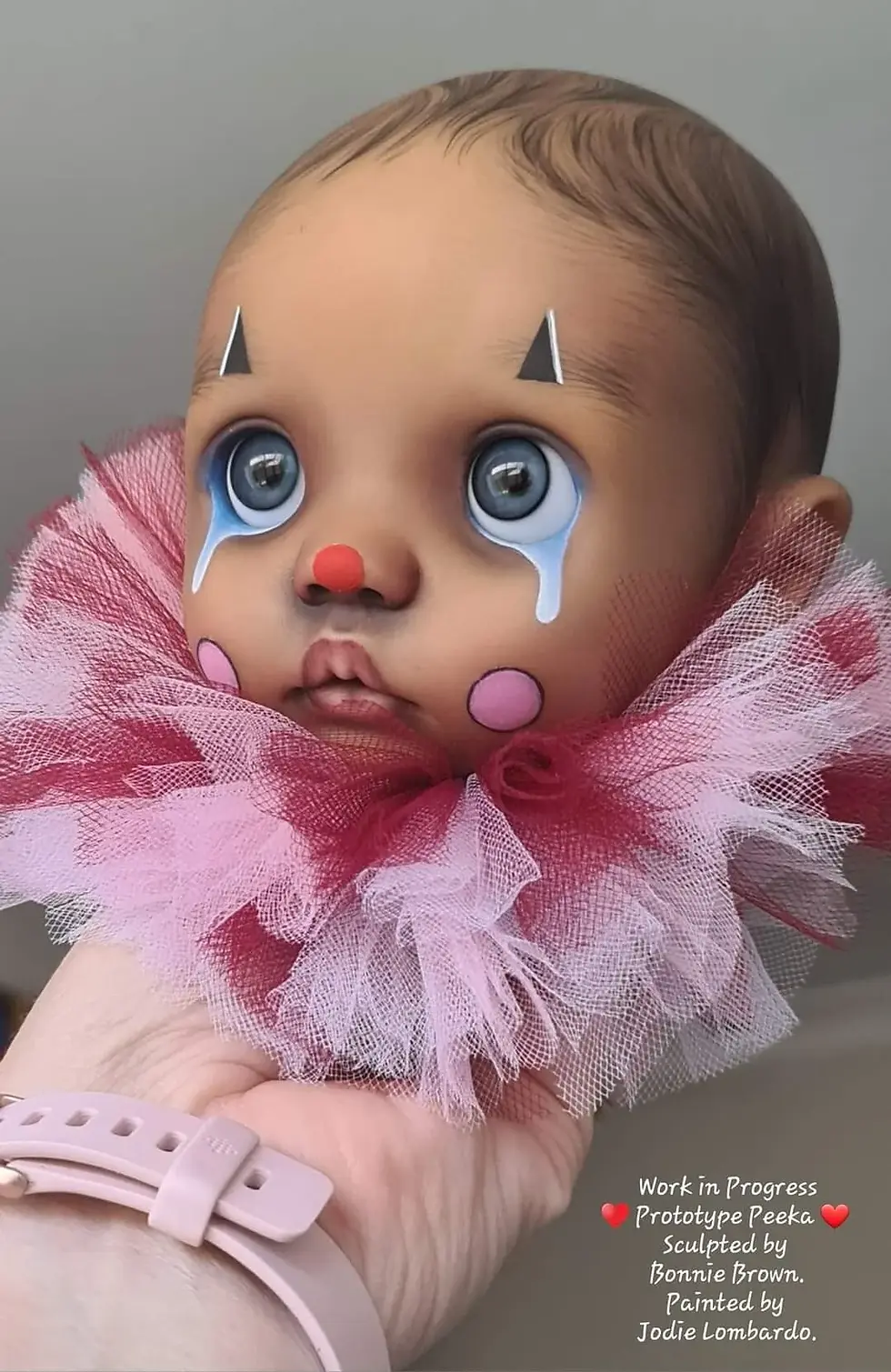 Thumbnail: Peeka Doll Kit By Bonnie Brown - 16 1/4"
