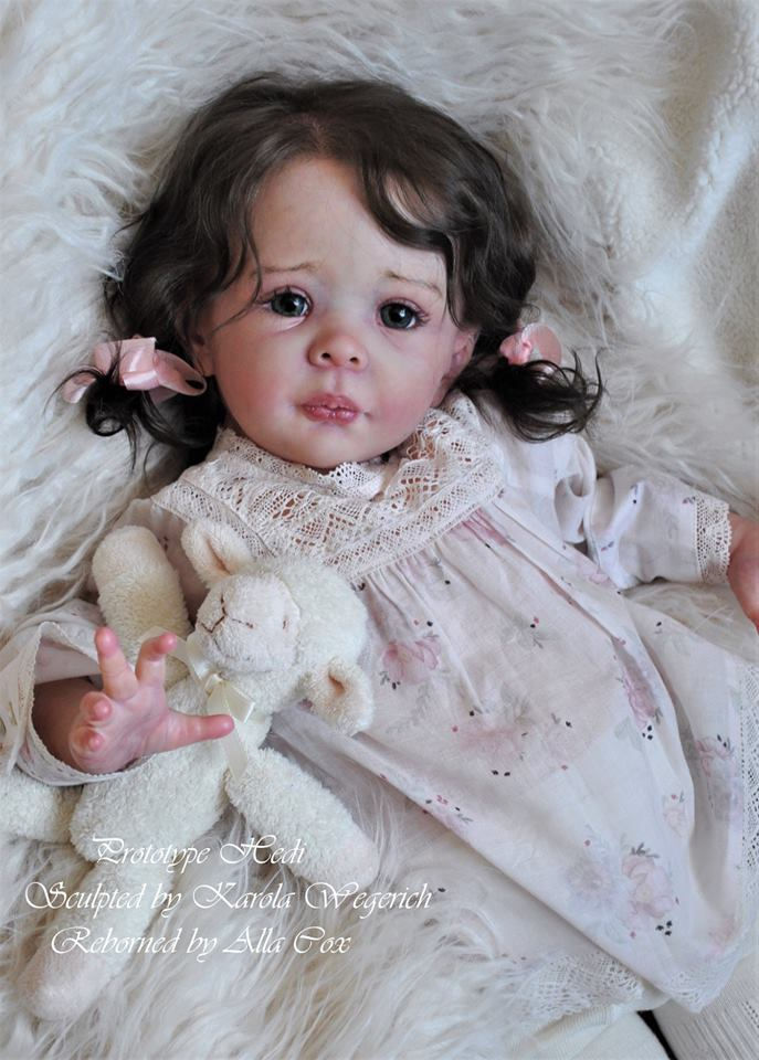 Thumbnail: Hedi Doll Kit By Karola Wegerich-24"-Limited Edition 555