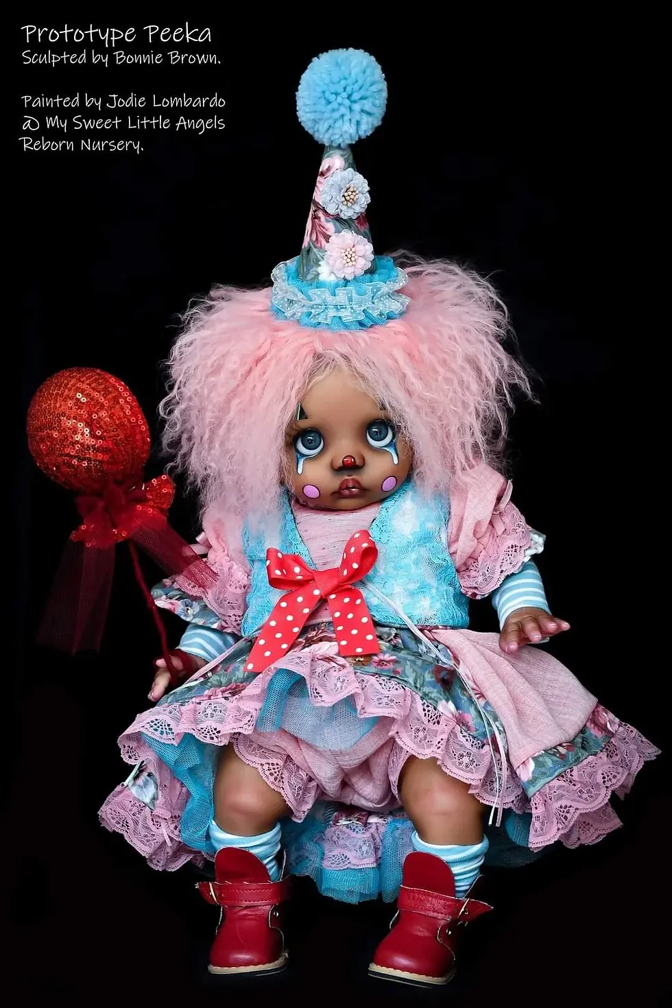 Thumbnail: Peeka Doll Kit By Bonnie Brown - 16 1/4"