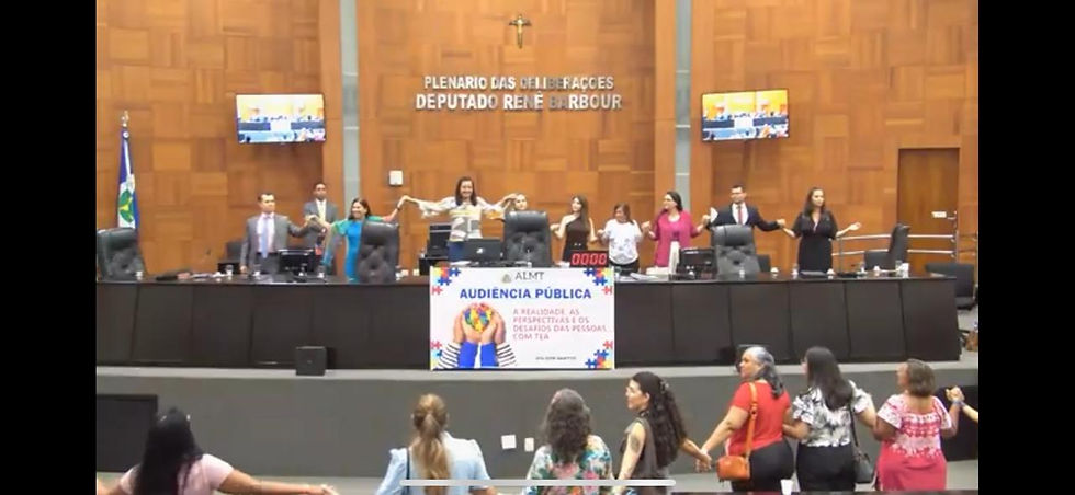 Participação da ASSOMAPA – Associação de Pais de Alunos participou de audiência na ALMT e de palestra em Chapada dos Guimarães sobre inclusão escolar e direitos das pessoas com autismo.