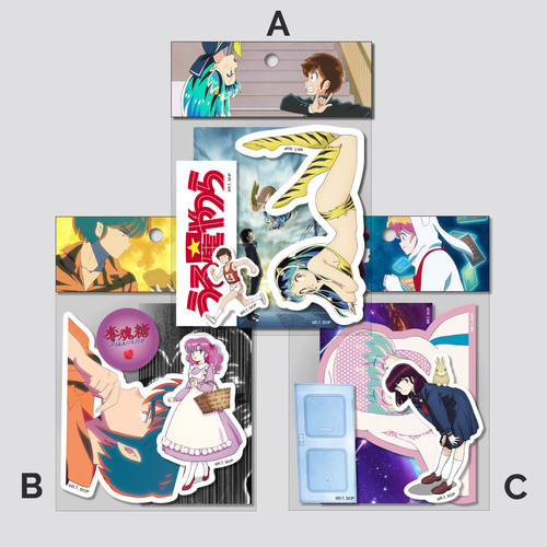 ステッカーセット（全3種） | うる星やつら展事後通販