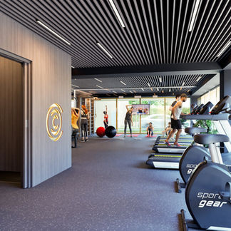 Randări amenajare Gym – Cordia Vitan, București | DesigNerd