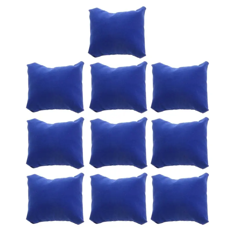 Thumbnail: 10 Pieces Velvet Bracelet Watch Pillow Small Multicolor Velvet Pillow Jewelry