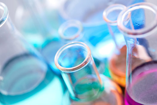 Colorful Lab Glassware