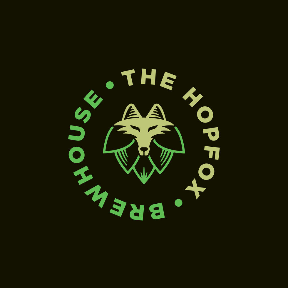 HopFox Logo Circle Lockup