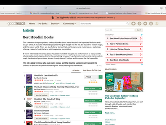 Goodreads Listopia