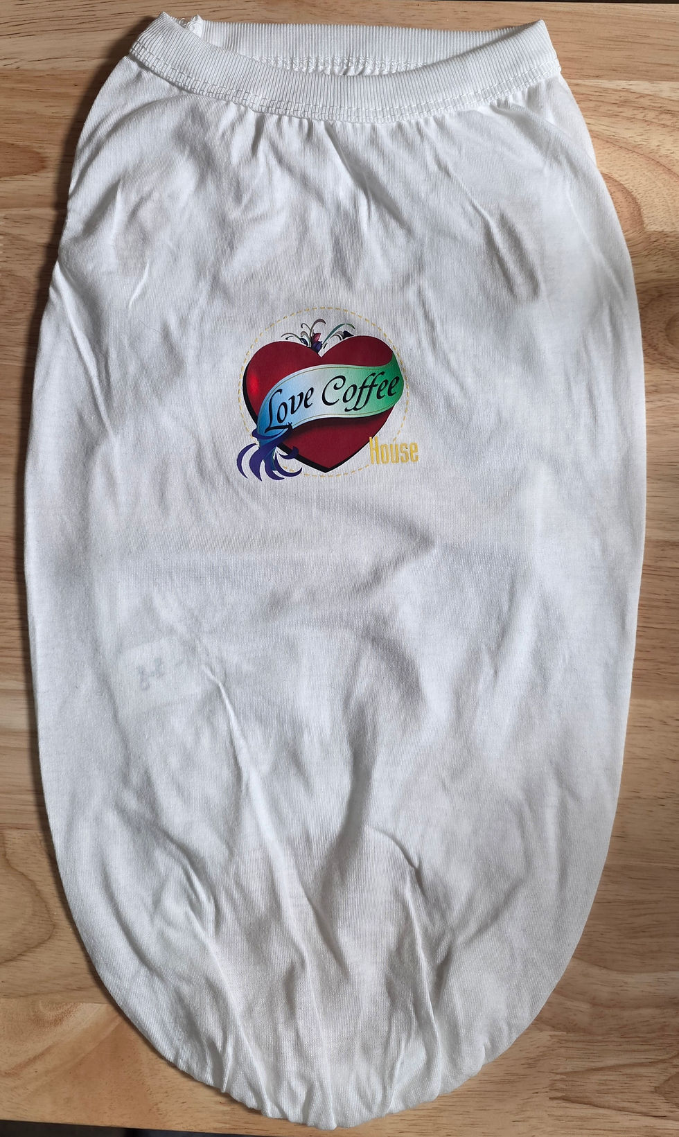 Love Coffee House Dog Shirt