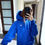 Thumbnail: Royal Blue Champion Hoodie X Silver Stones