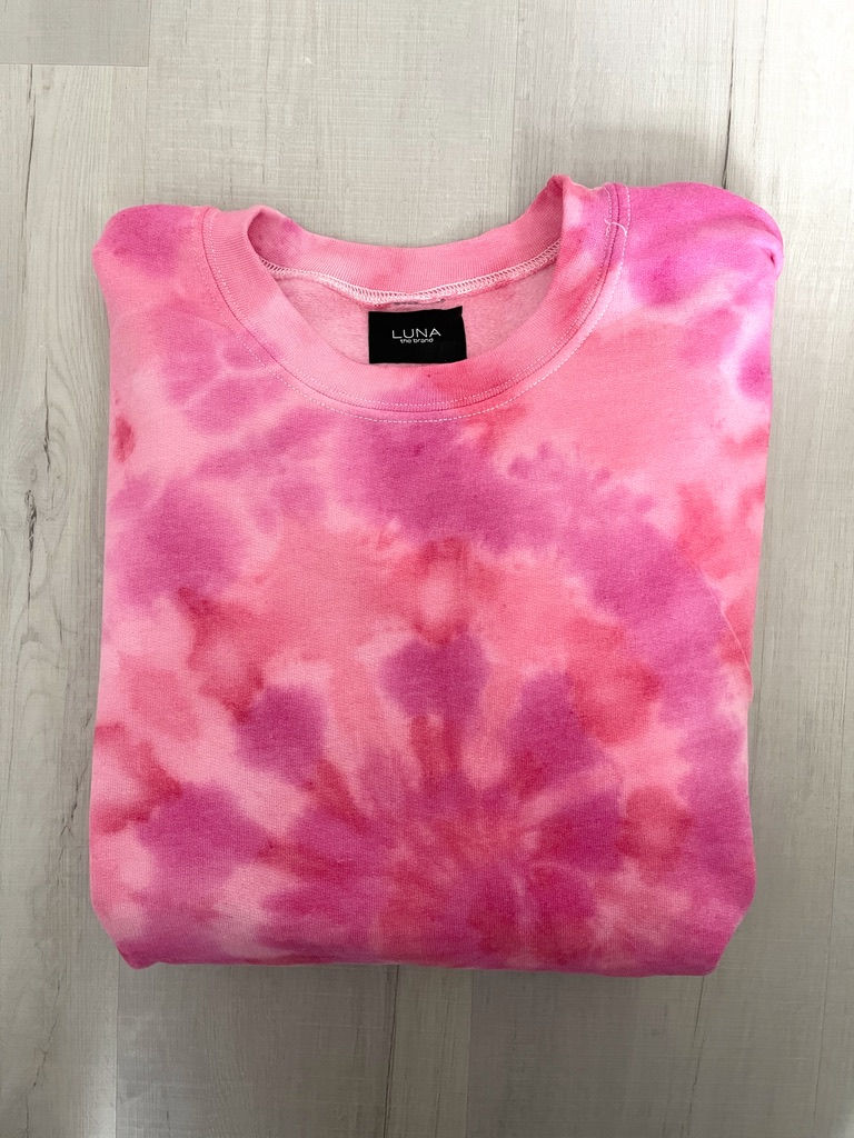 Thumbnail: Cotton Candy Swirl Crewneck Sweatshirt