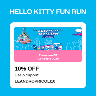 cupom desconto corrida hello kitty yescom