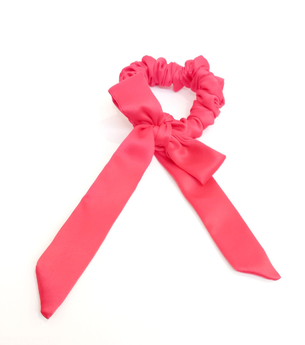 Miniatura: Scrunchie Seda Laço