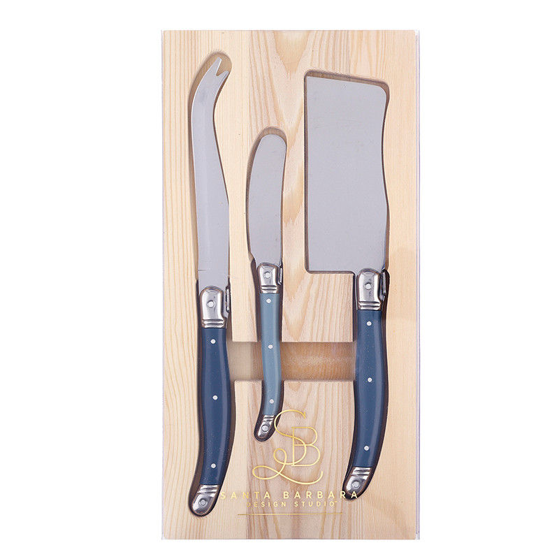 Blue Charcuterie Knives - Set of 3