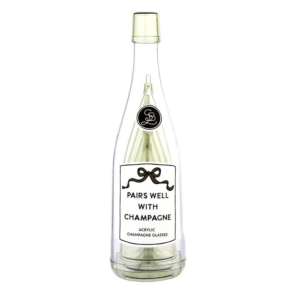 Thumbnail: Acrylic Champagne Bottle + Glasses