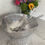 Thumbnail: "Large Hammered Silver" Serving Bowl w/Servers