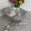 Thumbnail: "Large Hammered Silver" Serving Bowl w/Servers