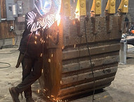 Excavator Bucket Hardfacing