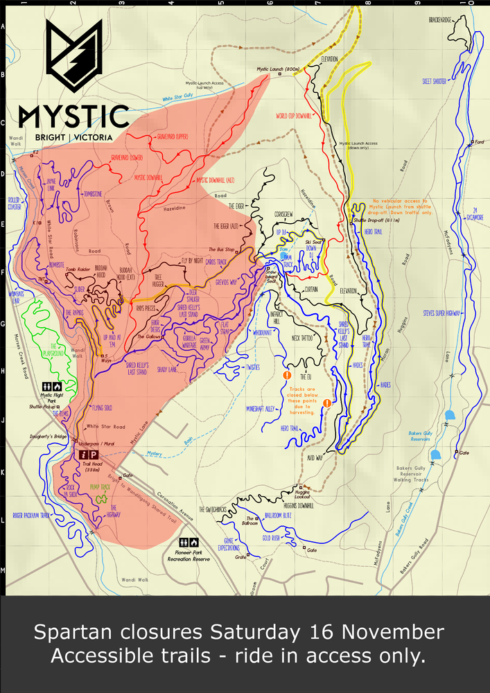 PARK ACCESS DURING SPARTAN: NOV 16-17