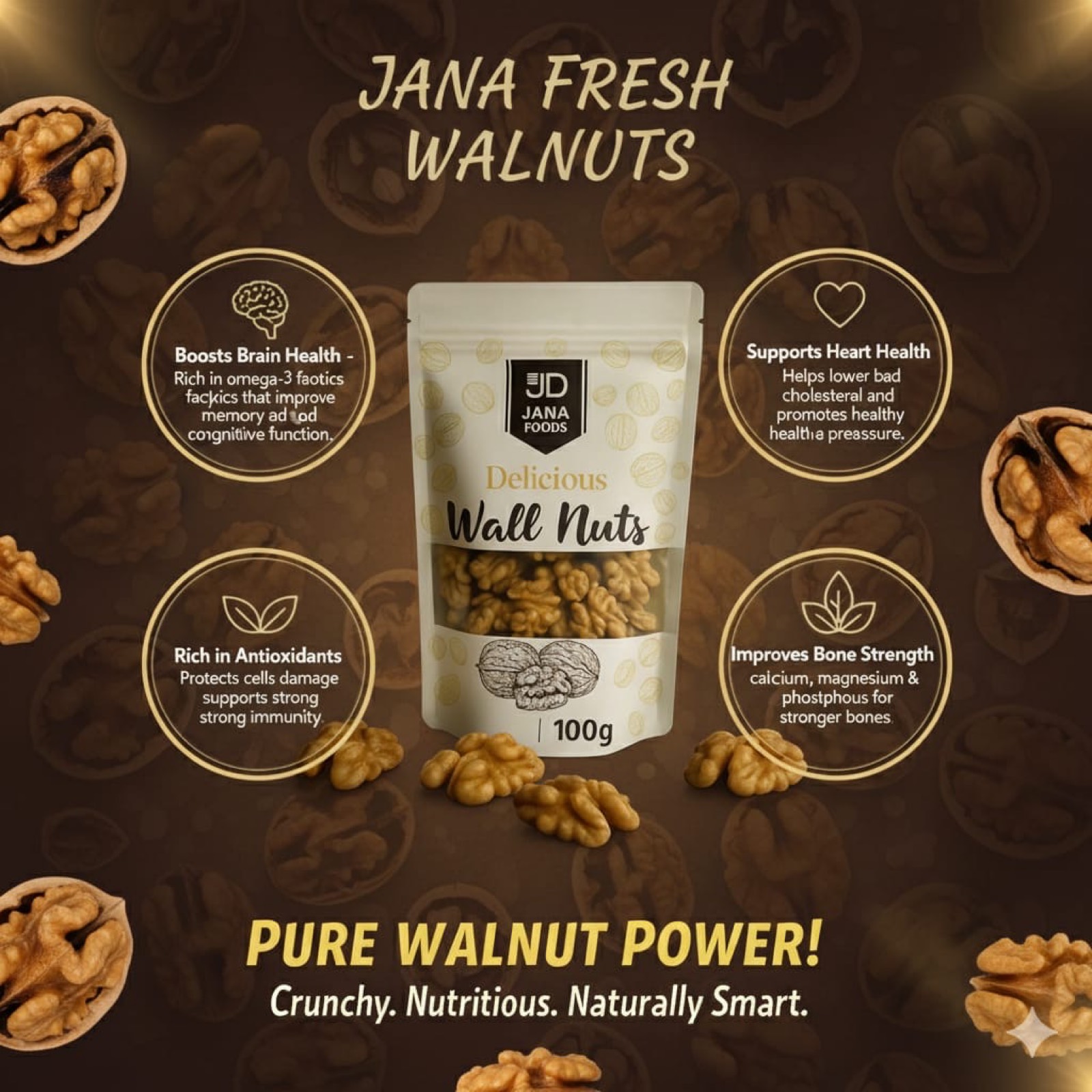 Jana Foods Delicious Walnuts 100g