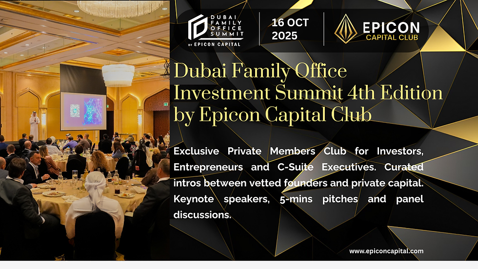 Limited Seats. Global Capital. Unmatched Access.