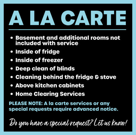 A La Carte