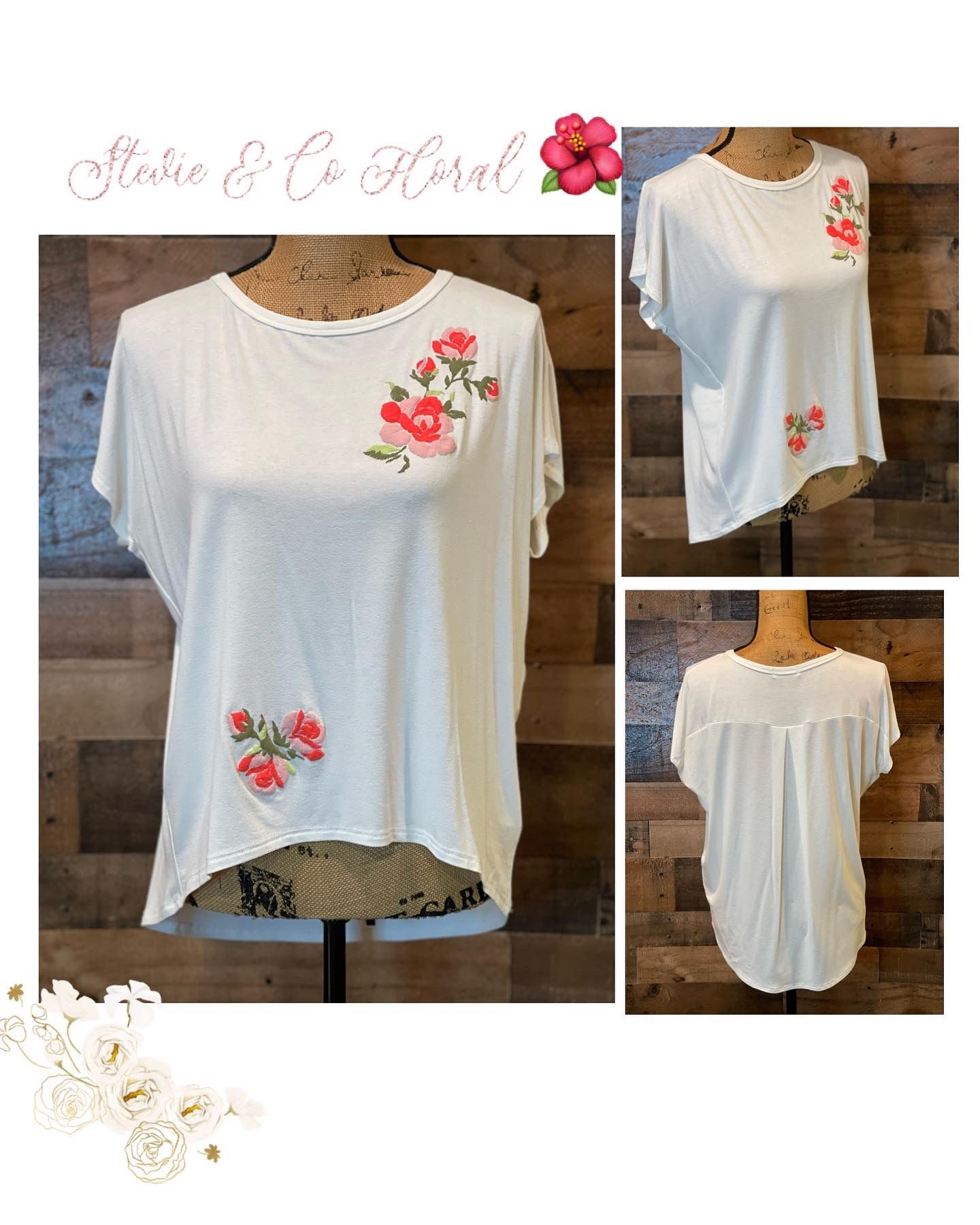 Stevie & Co Floral Tee